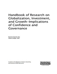 Cover image: Handbook of Research on Globalization, Investment, and Growth-Implications of Confidence and Governance 9781466682740