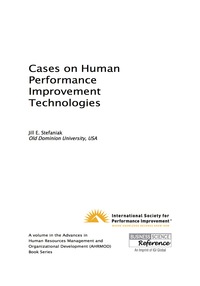 Cover image: Cases on Human Performance Improvement Technologies 9781466683303