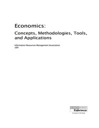 صورة الغلاف: Economics: Concepts, Methodologies, Tools, and Applications 9781466684683