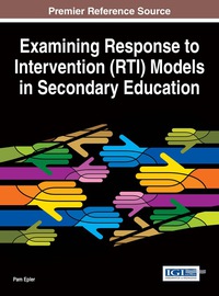 Cover image: Examining Response to Intervention (RTI) Models in Secondary Education 1st edition 9781466685161