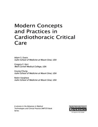 Cover image: Modern Concepts and Practices in Cardiothoracic Critical Care 9781466686038