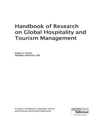 Cover image: Handbook of Research on Global Hospitality and Tourism Management 9781466686069