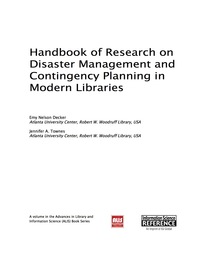 Imagen de portada: Handbook of Research on Disaster Management and Contingency Planning in Modern Libraries 9781466686243