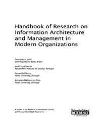 Imagen de portada: Handbook of Research on Information Architecture and Management in Modern Organizations 9781466686373
