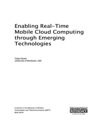 صورة الغلاف: Enabling Real-Time Mobile Cloud Computing through Emerging Technologies 9781466686625
