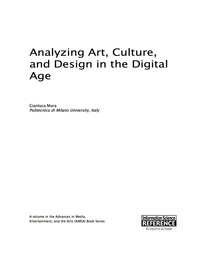 Omslagafbeelding: Analyzing Art, Culture, and Design in the Digital Age 9781466686793