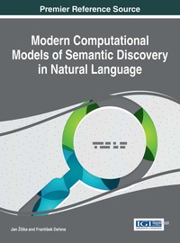 Cover image: Modern Computational Models of Semantic Discovery in Natural Language 1st edition 9781466686908