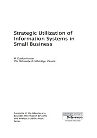 Cover image: Strategic Utilization of Information Systems in Small Business 9781466687080