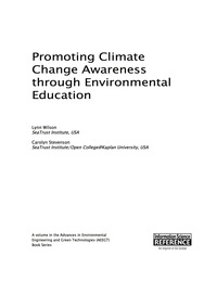 Imagen de portada: Promoting Climate Change Awareness through Environmental Education 9781466687646