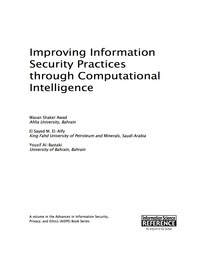 表紙画像: Improving Information Security Practices through Computational Intelligence 9781466694262
