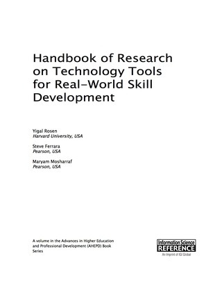 表紙画像: Handbook of Research on Technology Tools for Real-World Skill Development 9781466694415