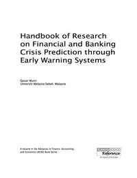 Imagen de portada: Handbook of Research on Financial and Banking Crisis Prediction through Early Warning Systems 9781466694842