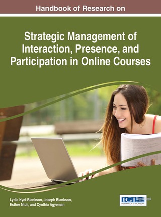 Imagen de portada: Handbook of Research on Strategic Management of Interaction, Presence, and Participation in Online Courses 9781466695825
