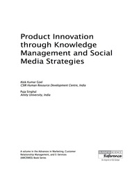 Imagen de portada: Product Innovation through Knowledge Management and Social Media Strategies 9781466696075