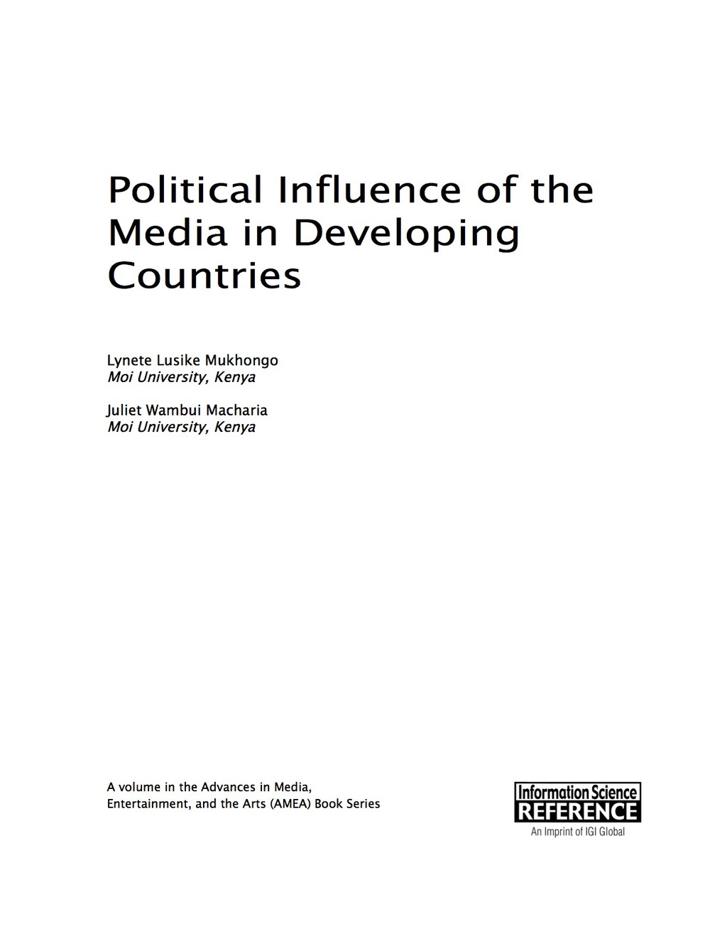 Political Influence of the Media in Developing Countries