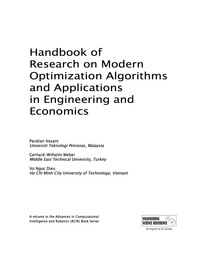 Omslagafbeelding: Handbook of Research on Modern Optimization Algorithms and Applications in Engineering and Economics 9781466696440