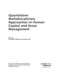 Cover image: Quantitative Multidisciplinary Approaches in Human Capital and Asset Management 9781466696525