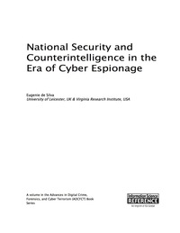 Imagen de portada: National Security and Counterintelligence in the Era of Cyber Espionage 9781466696617