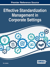 Imagen de portada: Effective Standardization Management in Corporate Settings 9781466697379