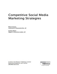Imagen de portada: Competitive Social Media Marketing Strategies 9781466697768