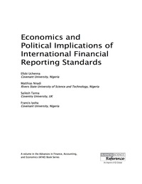 Cover image: Economics and Political Implications of International Financial Reporting Standards 9781466698765