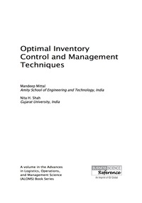 Imagen de portada: Optimal Inventory Control and Management Techniques 9781466698888