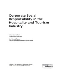 Cover image: Corporate Social Responsibility in the Hospitality and Tourism Industry 9781466699021