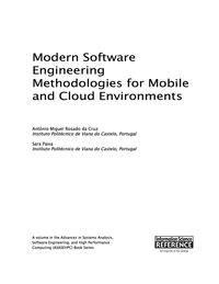 Cover image: Modern Software Engineering Methodologies for Mobile and Cloud Environments 9781466699168