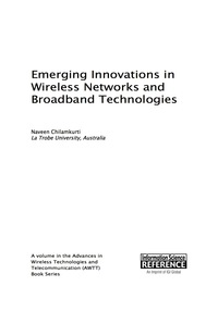 Imagen de portada: Emerging Innovations in Wireless Networks and Broadband Technologies 9781466699410