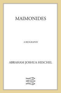 Cover image: Maimonides 9780374517595