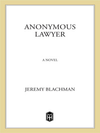 Cover image: Anonymous Lawyer 9780312425555