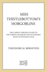 Cover image: Miss Thistlebottom's Hobgoblins 9780374210434