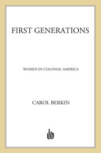 Cover image: First Generations 9780809016068