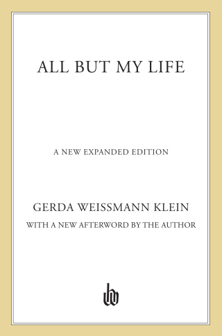 Cover image: All But My Life 9780809015801