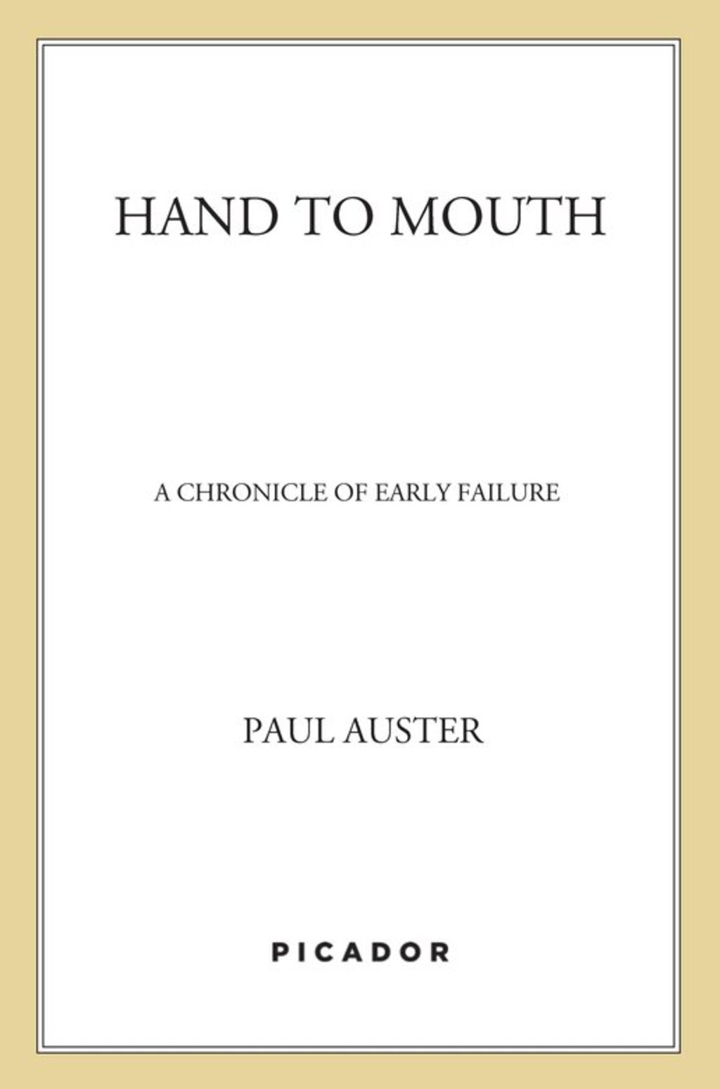 Hand to Mouth eBook