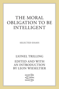 Cover image: The Moral Obligation to Be Intelligent 9780374257941
