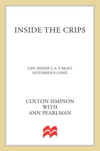 Imagen de portada: Inside the Crips 9780312329297