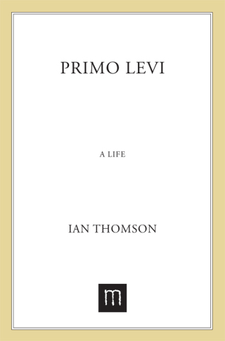Cover image: Primo Levi 9780805073430