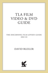 Cover image: TLA Film, Video, and DVD Guide 2002-2003 9780312282097
