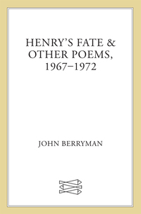 Cover image: Henry's Fate and Other Poems 9780374169503