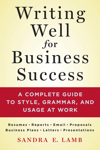 Cover image: Writing Well for Business Success 9781250064516