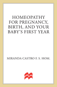 Cover image: Homeopathy for Pregnancy, Birth, and Your Baby's First Year 9780312088095