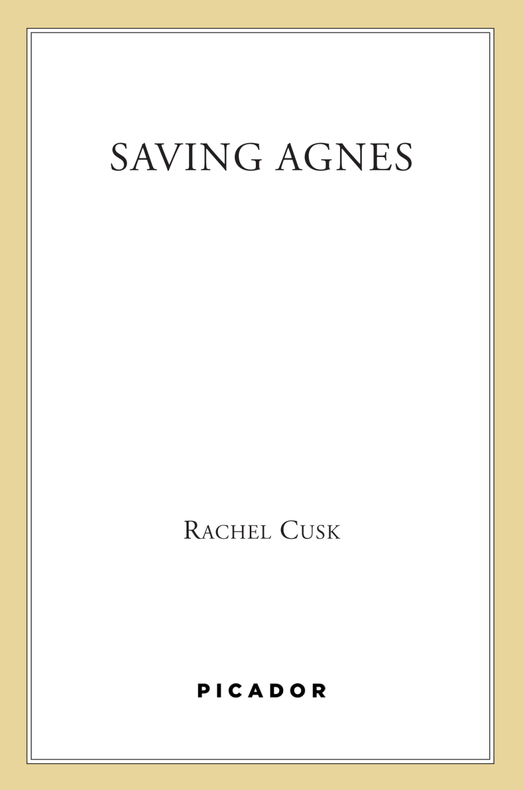 Saving Agnes (eBook)