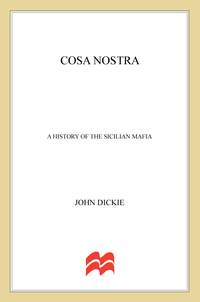 Cover image: Cosa Nostra: A History of the Sicilian Mafia 9781403970428