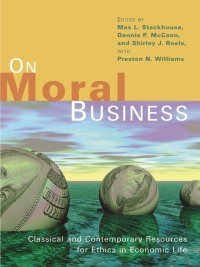 Cover image: On Moral Business 9780802806260