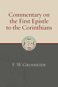 Imagen de portada: Commentary on the First Epistle to the Corinthians 9780802877079