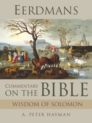 Cover image: Eerdmans Commentary on the Bible: Wisdom of Solomon 9781467454056