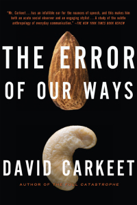 Cover image: The Error of Our Ways 9781590203545