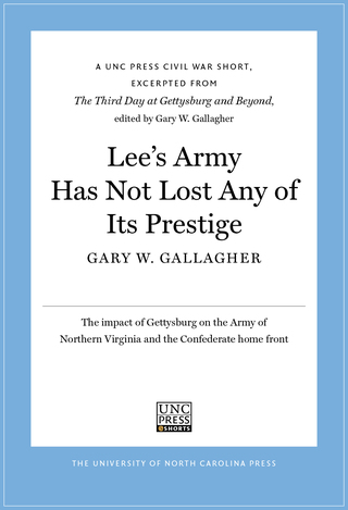 Cover image: Lee’s Army Has Not Lost Any of Its Prestige 9798890847515