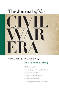 Cover image: Journal of the Civil War Era: Fall 2014 Issue